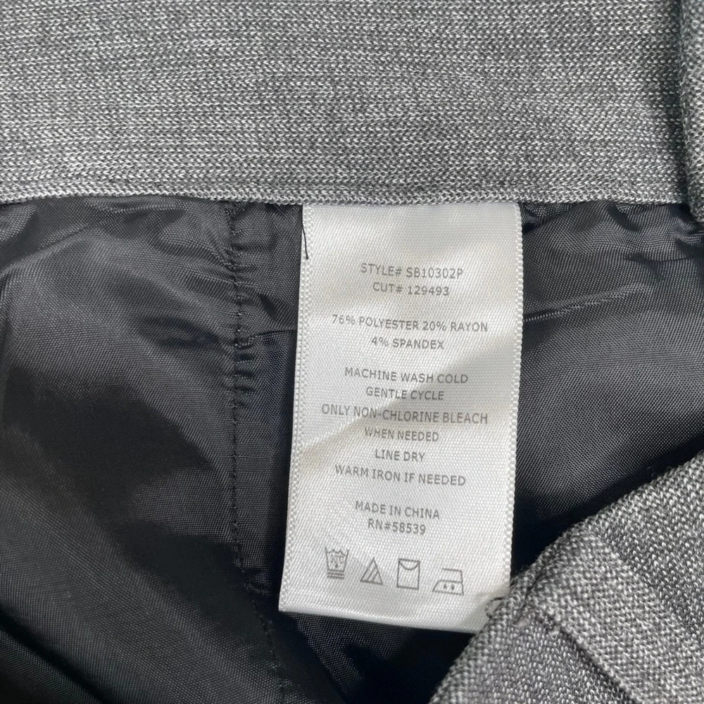 KUT from the Kloth Womens Size 10P Gray Straight Leg Dress Pants Career Slacks‎